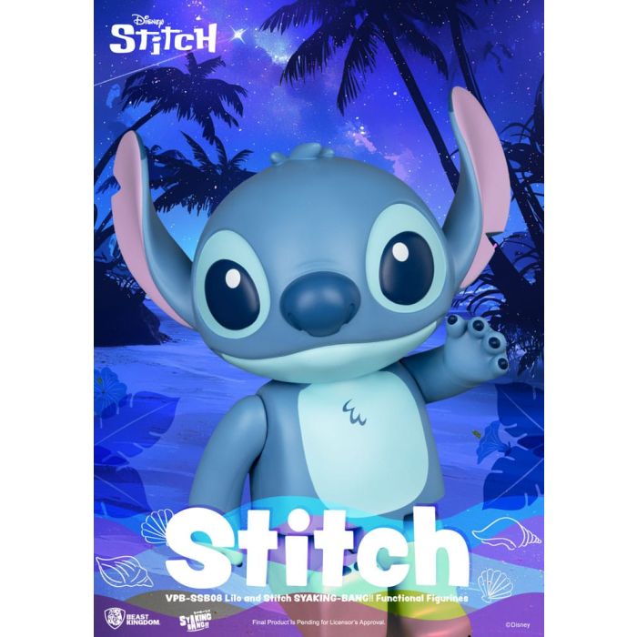 Lilo & Stitch Syaking Bang Vinyl Bank Stitch 30 cm