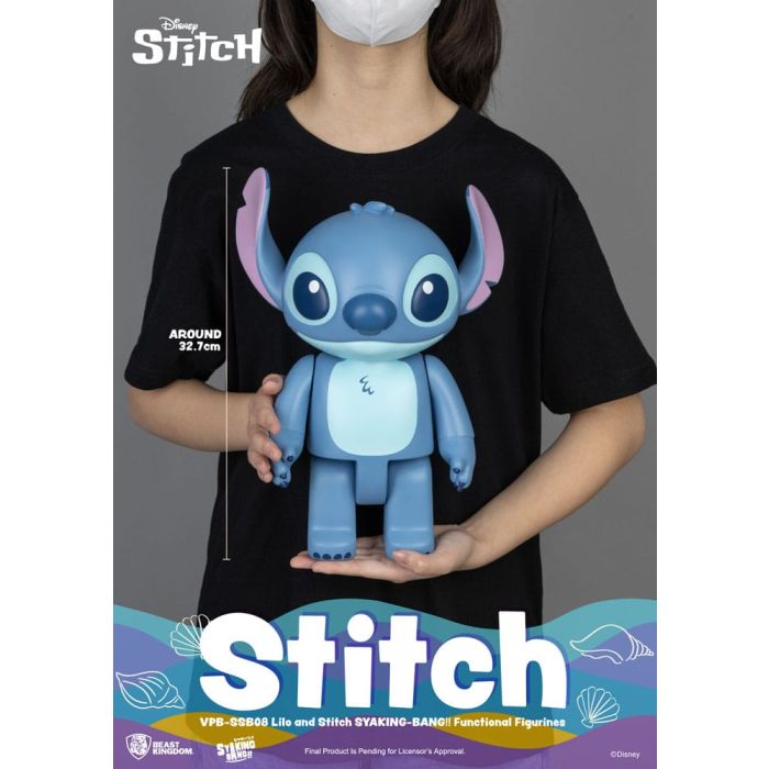 Lilo & Stitch Syaking Bang Vinyl Bank Stitch 30 cm