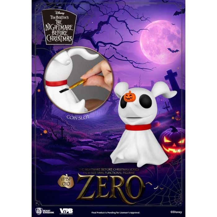The Nightmare Before Christmas Palm Size Figure Bank Zero 11 cm