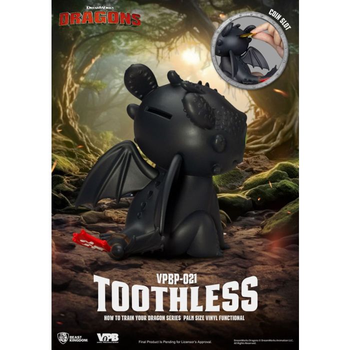 How to Train Your Dragon Piggy Vinyl Bank Toothless 12 cm 