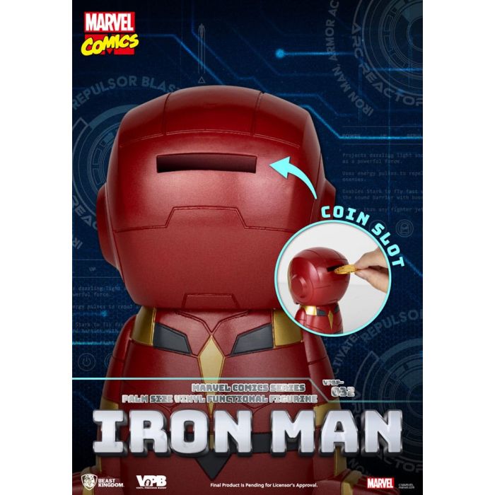 Classic Marvel Comics Piggy Vinyl Bank Iron-man 12 cm