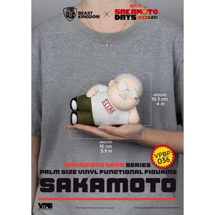 Sakamoto Days Piggy Vinyl Bank Taro Sakamoto 14 cm