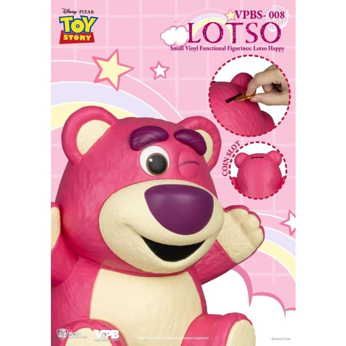 Toy Story Piggy Vinyl Bank Lotso Happy Vers. 25 cm