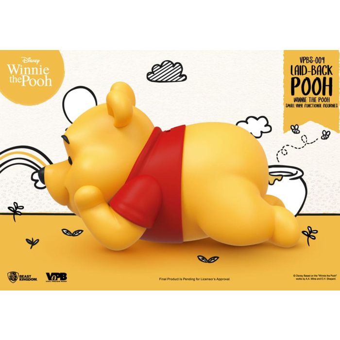 Winnie The Pooh Small Vinyl Bank laid-back Winnie 17 cm