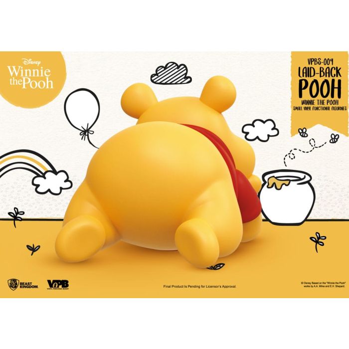 Winnie The Pooh Small Vinyl Bank laid-back Winnie 17 cm