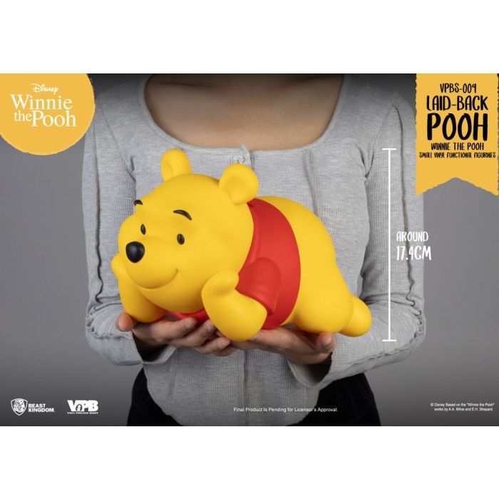 Winnie The Pooh Small Vinyl Bank laid-back Winnie 17 cm