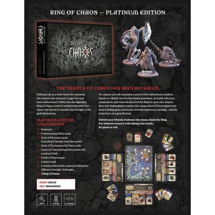 Ring of Chaos Table Top Role Playing Game Board Game Platinum Edition *English Version*