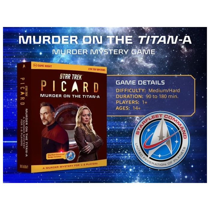 Star Trek: Picard Murder Mystery Game Murder on the Titan-A  *English Version*