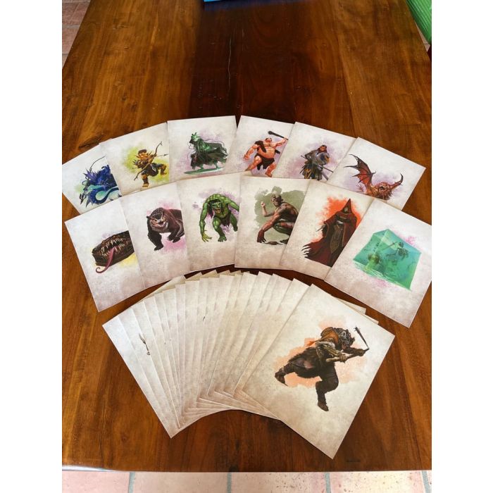 Dungeons & Dragons RPG Encounter Cards Challenge Rating 0-6: Pack 1 *english*