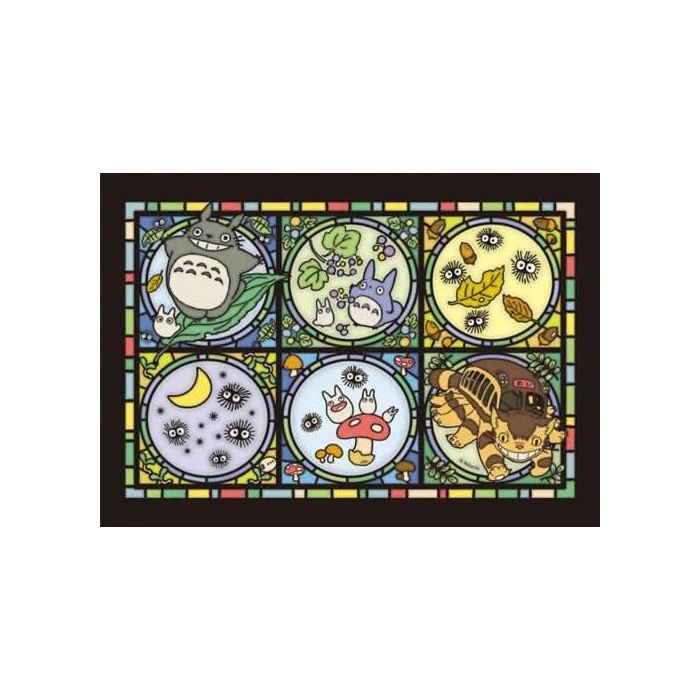 My Neighbor Totoro Art Crystal Jigsaw Puzzle Totoro's Forest Letter