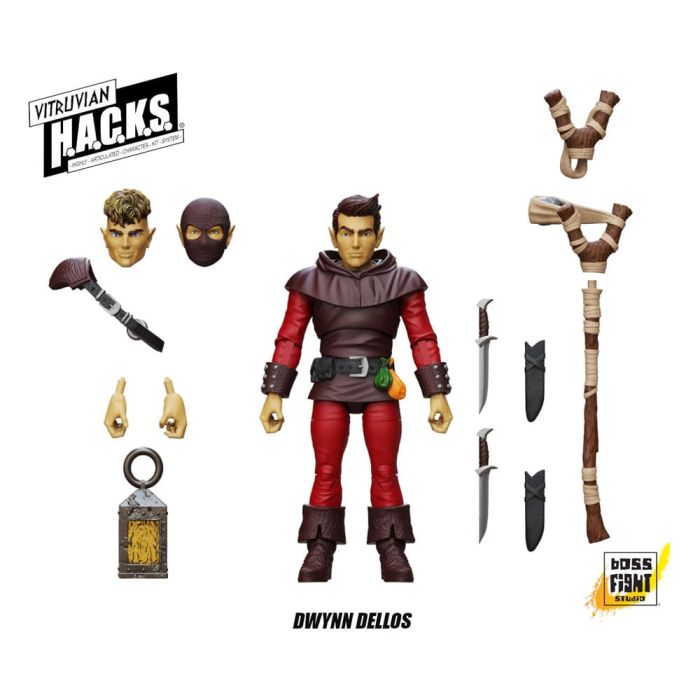 Vitruvian H.A.C.K.S. Action Figure Halfling Scout Dwynn Dellos 