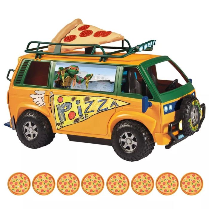 Teenage Mutant Ninja Turtles: Mutant Mayhem Vehicle Pizzafire Van 20 cm 