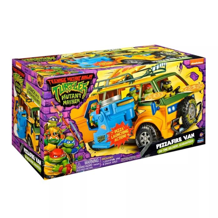 Teenage Mutant Ninja Turtles: Mutant Mayhem Vehicle Pizzafire Van 20 cm 