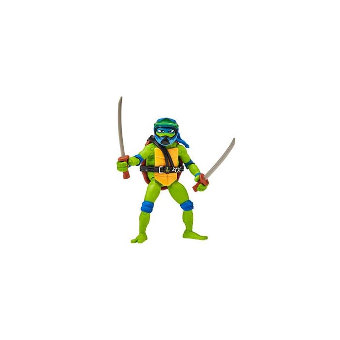 Teenage Mutant Ninja Turtles: Mutant Mayhem Drive N Kick Action Figure Leonardo & Motorcycle 11 cm 