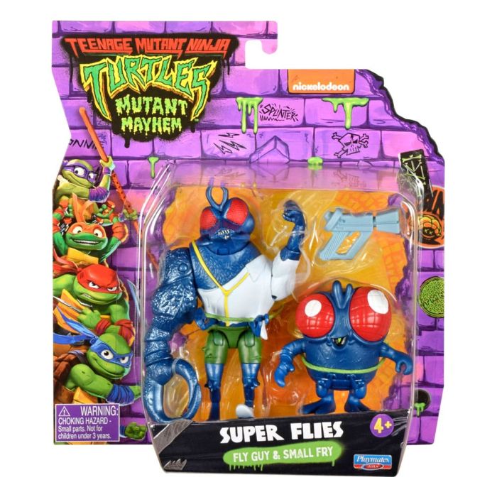 Teenage Mutant Ninja Turtles: Mutant Mayhem Action Figures Super Fly & Toddler Super Fly 11 cm 