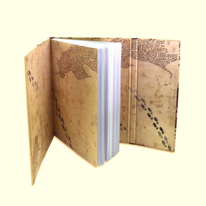 Harry Potter Magnetic A5 Notebook Marauders Map 