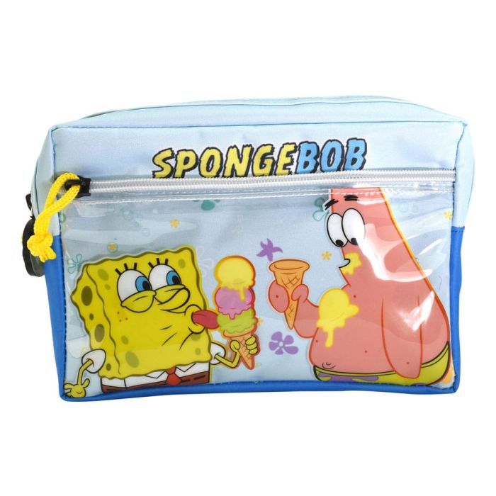 SpongeBob SquarePants Multi Pocket Pencil Case Icons 