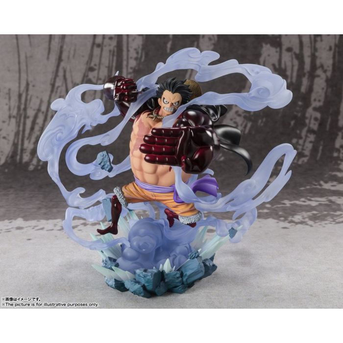 One Piece FiguartsZERO PVC Statue Extra Battle Monkey D. Luffy Gear 4 Battle of Monsters on Onigashima 21 cm