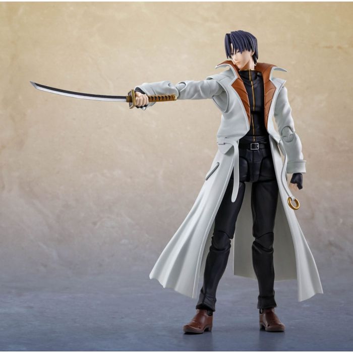 Rurouni Kenshin: Meiji Swordsman Romantic Story S.H. Figuarts Action Figure Aoshi Shinomori 17 cm     