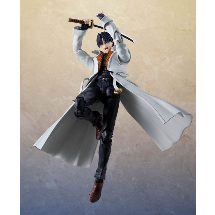 Rurouni Kenshin: Meiji Swordsman Romantic Story S.H. Figuarts Action Figure Aoshi Shinomori 17 cm     