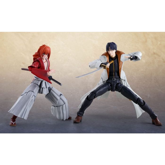 Rurouni Kenshin: Meiji Swordsman Romantic Story S.H. Figuarts Action Figure Aoshi Shinomori 17 cm     