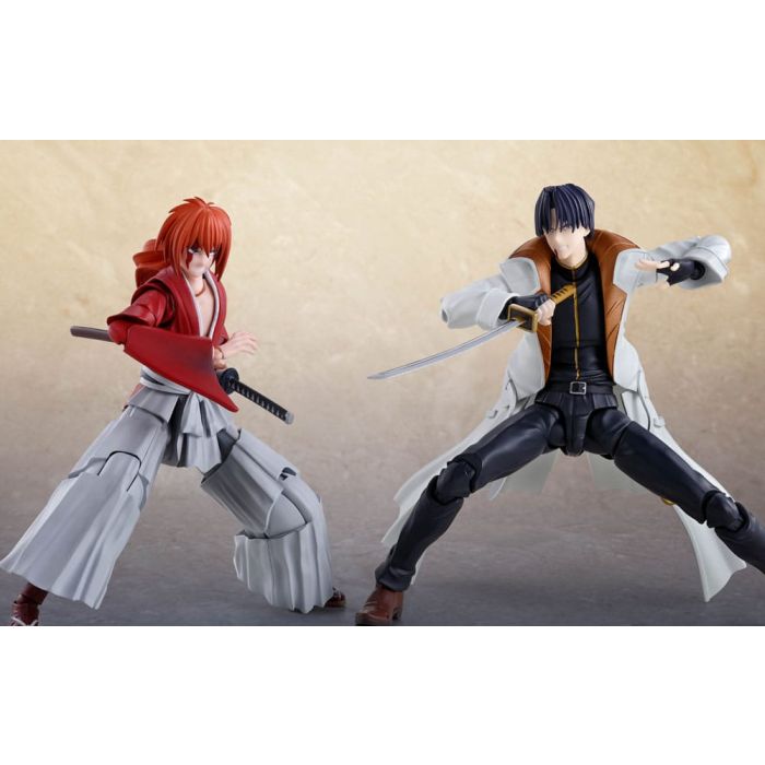 Rurouni Kenshin: Meiji Swordsman Romantic Story S.H. Figuarts Action Figure Aoshi Shinomori 17 cm     