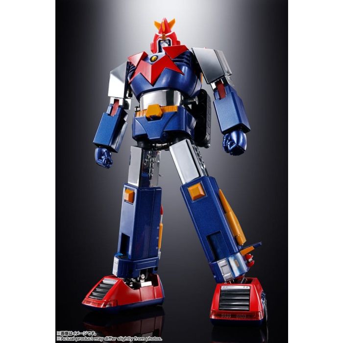 Super Electromagnetic Machine Voltes V Soul of Chogokin Diecast Action Figure GX-31SP Chodenji Machine Voltes V Chogokin 50th Ver. 25 cm