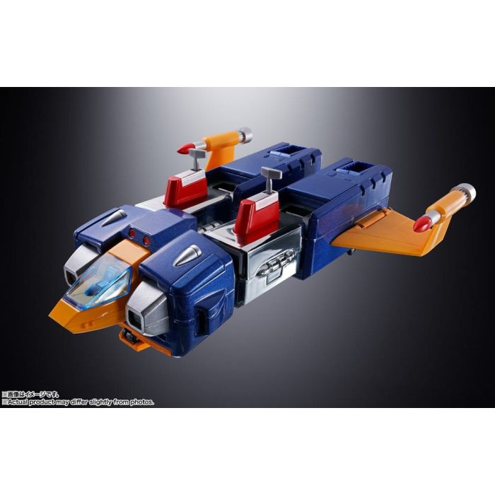 Super Electromagnetic Machine Voltes V Soul of Chogokin Diecast Action Figure GX-31SP Chodenji Machine Voltes V Chogokin 50th Ver. 25 cm