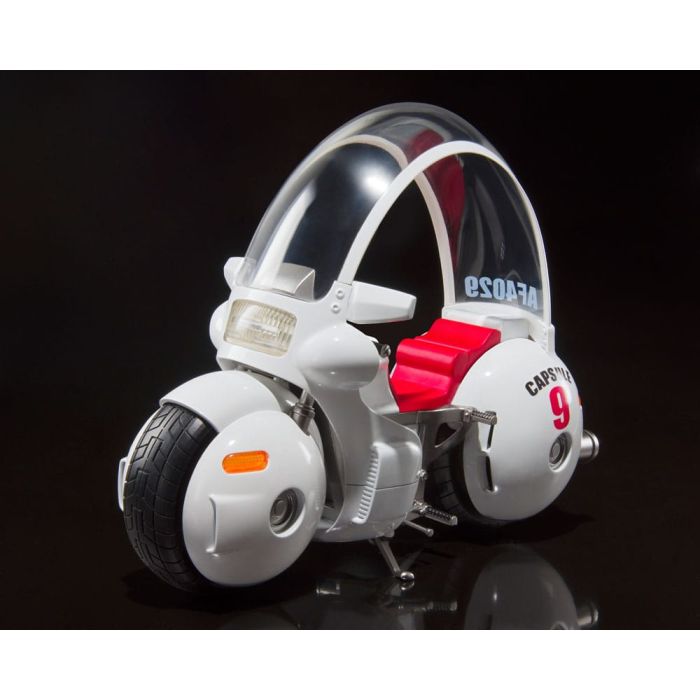 Dragon Ball S.H. Figuarts Vehicle with Figure Bulma's Motorcycle Hoipoi Capsule No. 9 17 cm