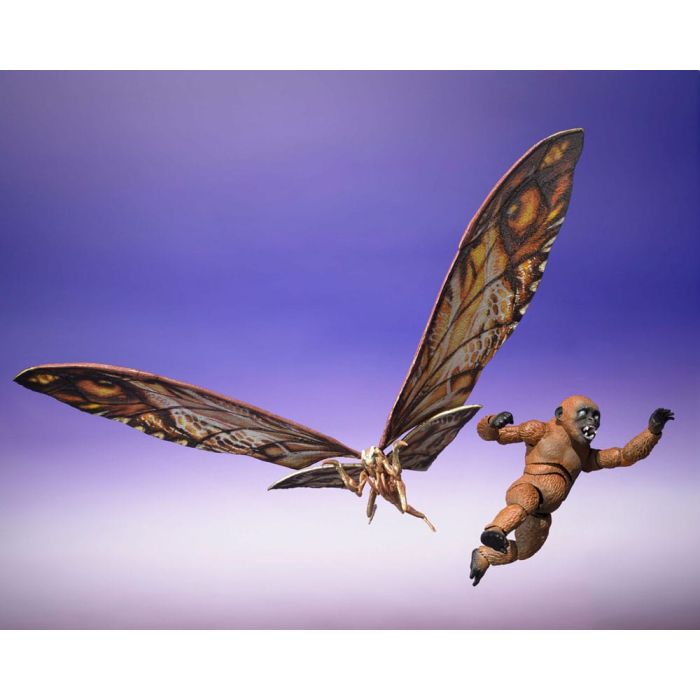 Godzilla x Kong: The New Empire S.H. Monster Arts Action Figures 2-Pack Suko & Mothra 