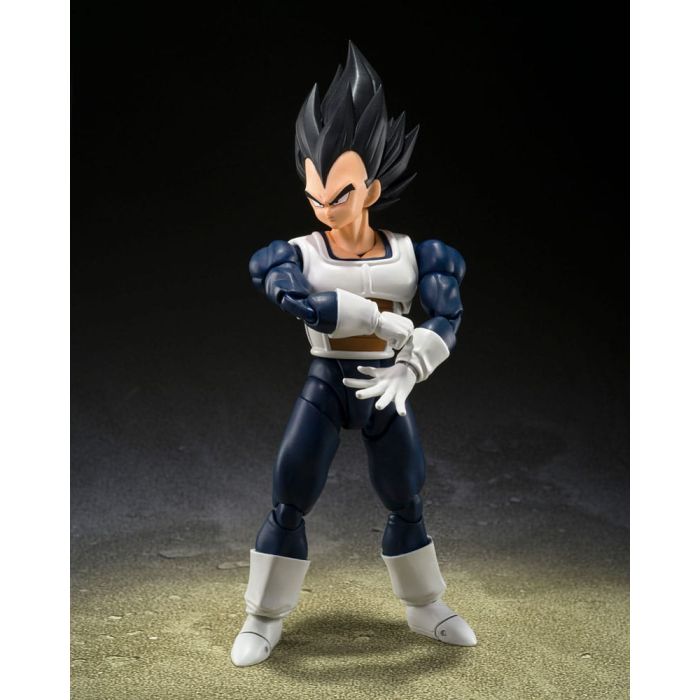 Dragon Ball S.H. Figuarts Action Figure Vegeta Old Battle Clothes 14 cm     