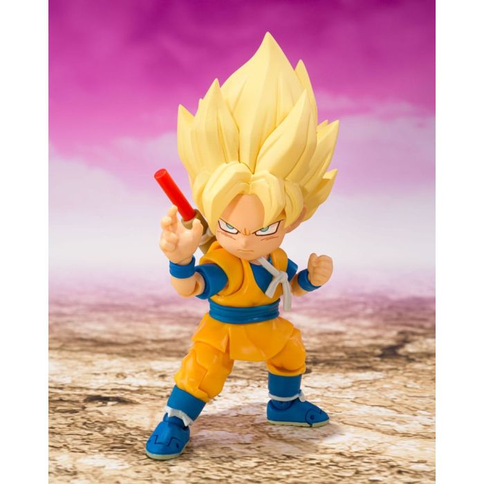Dragon Ball S.H.Figuarts Action Figure Super Saiyan Son Goku (mini) Daima 8 cm       