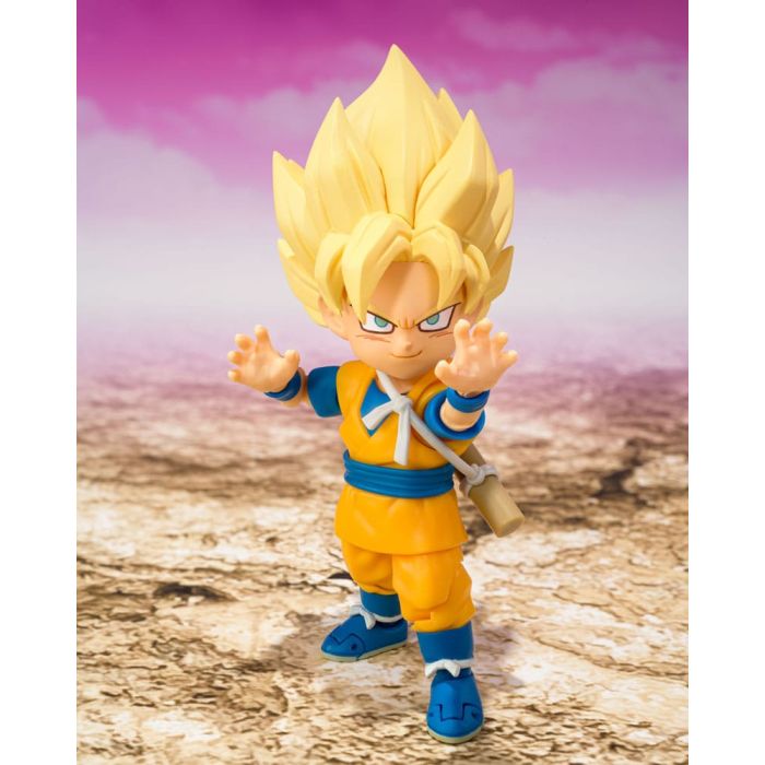 Dragon Ball S.H.Figuarts Action Figure Super Saiyan Son Goku (mini) Daima 8 cm       
