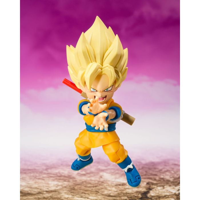 Dragon Ball S.H.Figuarts Action Figure Super Saiyan Son Goku (mini) Daima 8 cm       