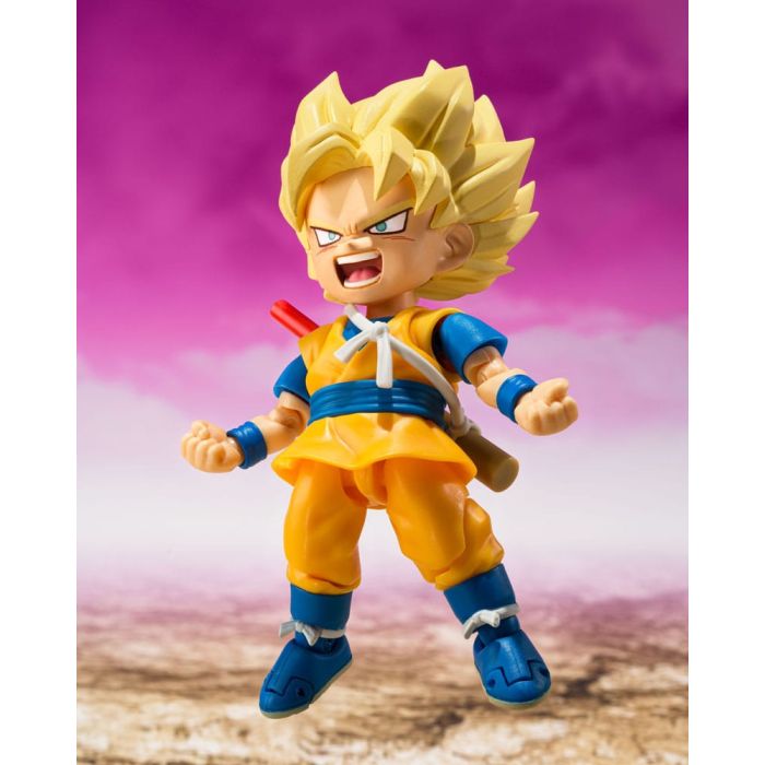 Dragon Ball S.H.Figuarts Action Figure Super Saiyan Son Goku (mini) Daima 8 cm       