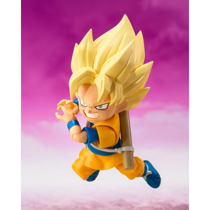 Dragon Ball S.H.Figuarts Action Figure Super Saiyan Son Goku (mini) Daima 8 cm       