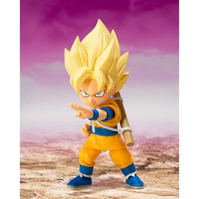 Dragon Ball S.H.Figuarts Action Figure Super Saiyan Son Goku (mini) Daima 8 cm       