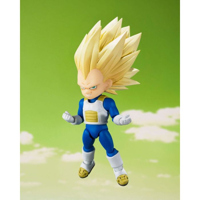Dragon Ball S.H.Figuarts Action Figure Super Saiyan Level 3 Vegeta (mini) Daima 8 cm        