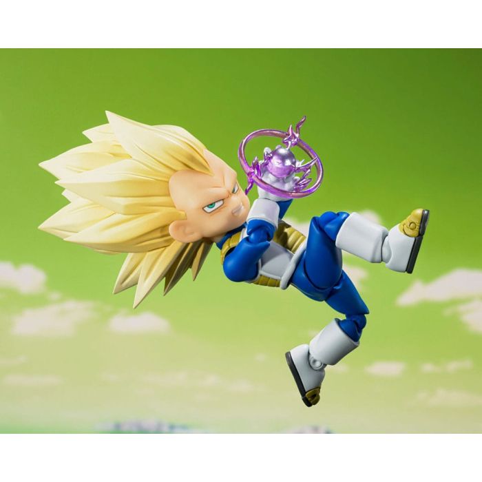 Dragon Ball S.H.Figuarts Action Figure Super Saiyan Level 3 Vegeta (mini) Daima 8 cm        
