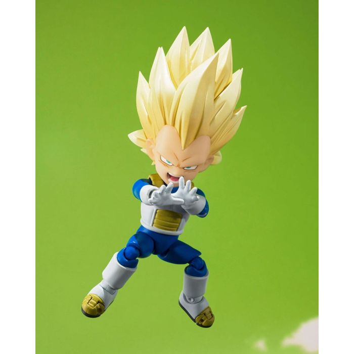 Dragon Ball S.H.Figuarts Action Figure Super Saiyan Level 3 Vegeta (mini) Daima 8 cm        