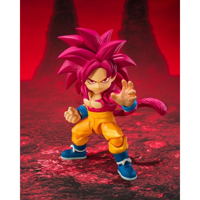 Dragon Ball Daima S.H.Figuarts Action FigureSuper Saiyan Level 4 Son Goku (mini) 8 cm