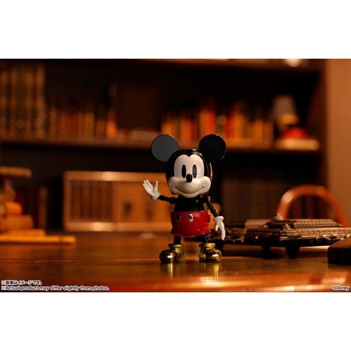 Disney Soul of Chogokin Diecast Action Figure Super Change Mickey Mouse by Kunio Okawara 13 cm   