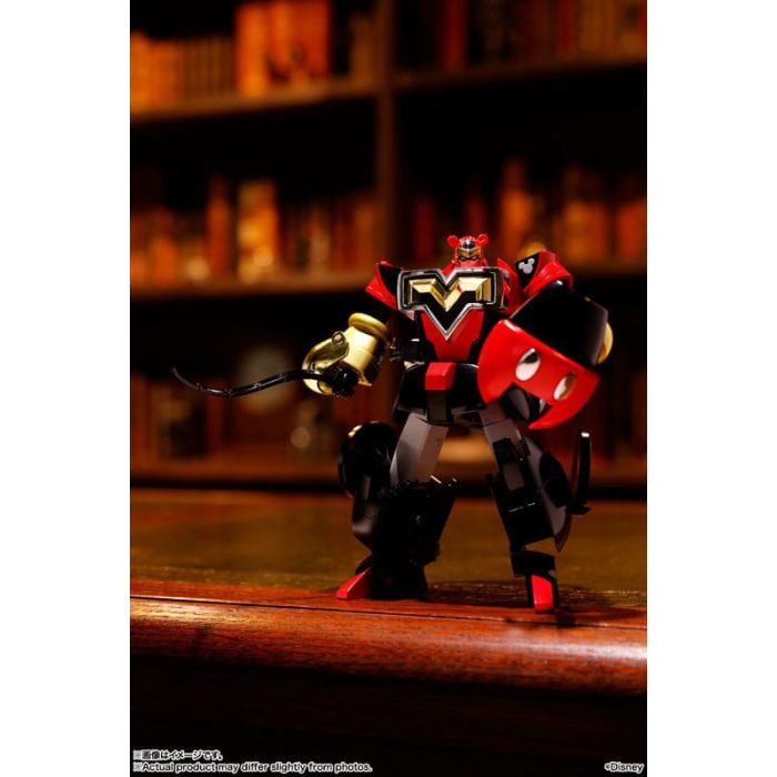 Disney Soul of Chogokin Diecast Action Figure Super Change Mickey Mouse by Kunio Okawara 13 cm   