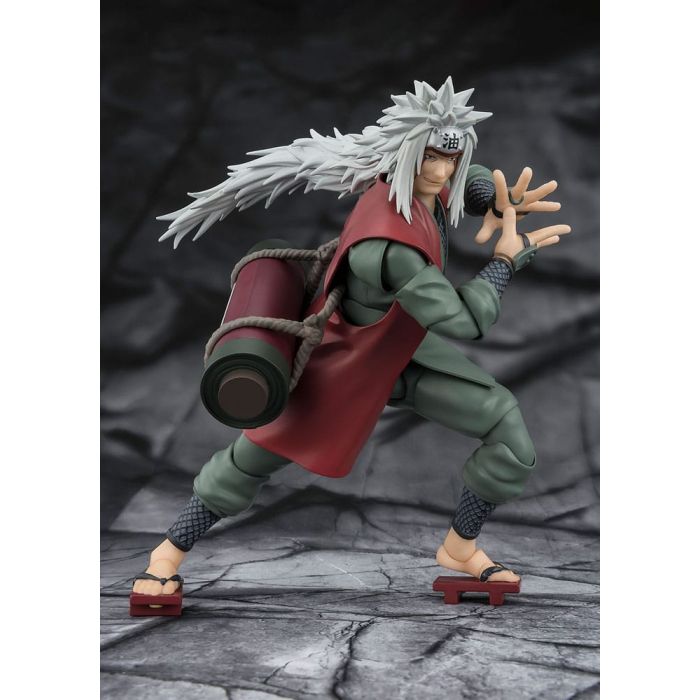 Naruto S.H.Figuarts Action Figure Jiraiya Hidden Leaf Heroic Master Sage (Sage Mode Set) 17 cm