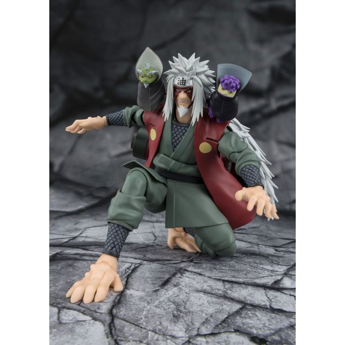 Naruto S.H.Figuarts Action Figure Jiraiya Hidden Leaf Heroic Master Sage (Sage Mode Set) 17 cm