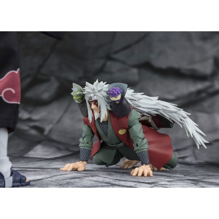 Naruto S.H.Figuarts Action Figure Jiraiya Hidden Leaf Heroic Master Sage (Sage Mode Set) 17 cm