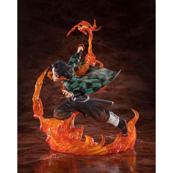 Demon Slayer: Kimetsu no Yaiba FiguartsZERO PVC Statue Kamado Tanjiro (Kyojuro Rengoku's Sword Guard Ver.) 19 cm