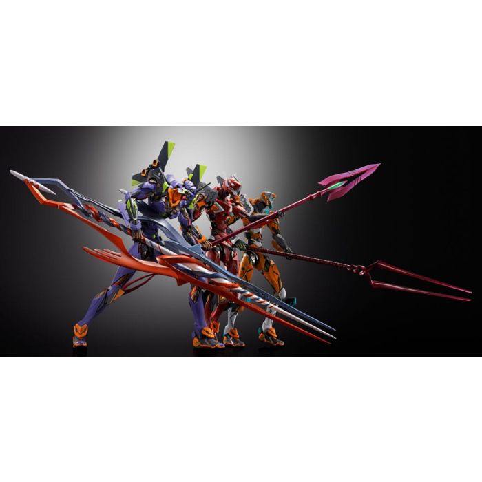 Neon Genesis Evangelion Metal Build Action Figure Eva Production Model-02 30th with the Spear of Cassius 22 cm