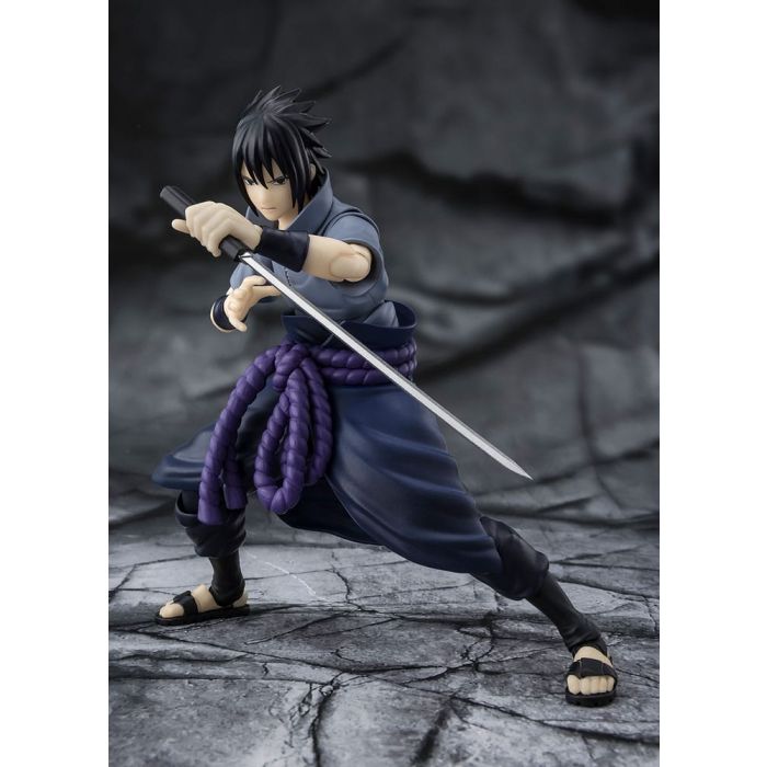 Naruto S.H.Figuarts Action Figure Sasuke Uchiha Solitary Shinobi 15 cm         