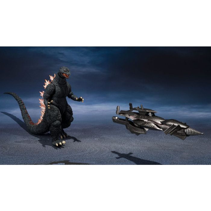 Godzilla: Final Wars S.H.MonsterArts Action Figure Godzilla Heat Ray Ver. vs. New Gotengo 16 cm